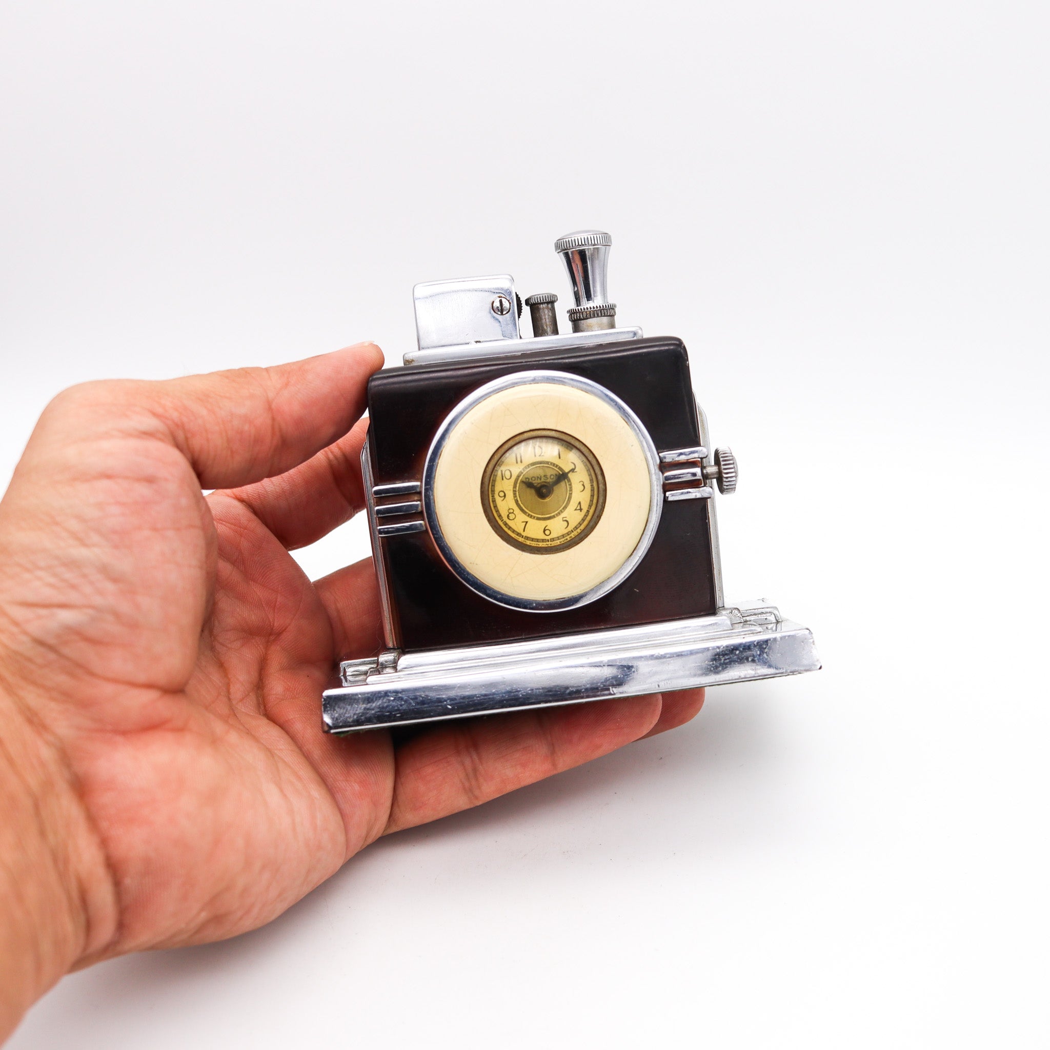 cigarette lighter used in maltese falcon Ronson 1936 Art Deco Machine Age Small Dial Clock With Touch- – Treasure Fine Jewelry Mustang Cigarette Lighter Element with bezel and correct details to replace your worn or missing original. cigarette lighter in maltese falcon