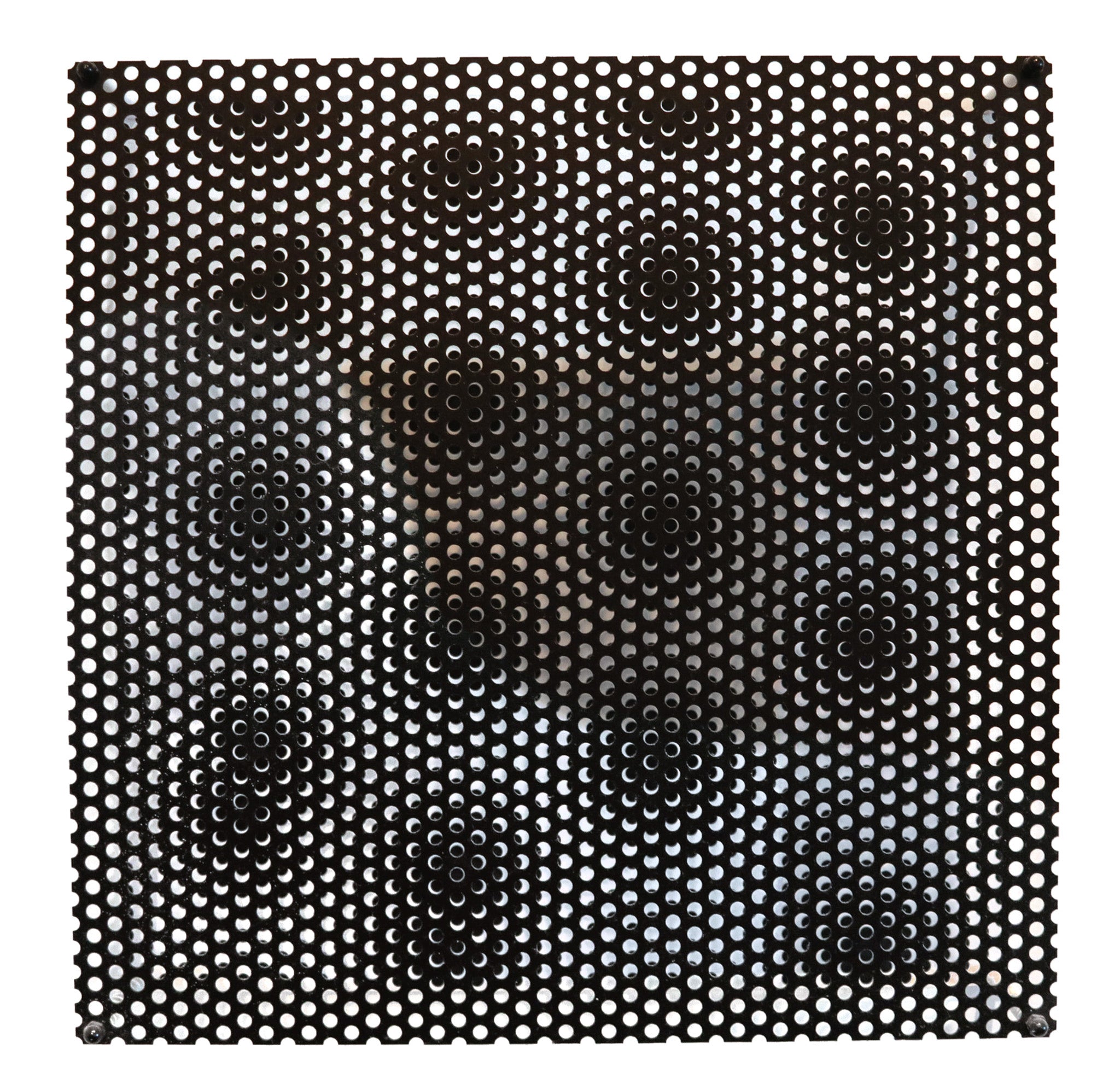 ANTONIO ASIS Paris 2010 "Vibration Grand Cercle" Op-Art Wall Sculpture