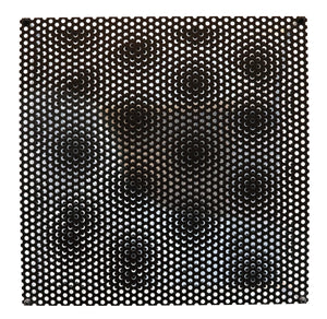 ANTONIO ASIS Paris 2010 "Vibration Grand Cercle" Op-Art Wall Sculpture