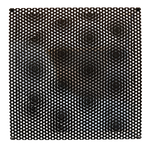 ANTONIO ASIS Paris 2010 "Vibration Grand Cercle" Op-Art Wall Sculpture