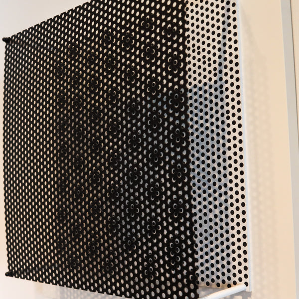 ANTONIO ASIS Paris 2010 "Vibration Grand Cercle" Op-Art Wall Sculpture