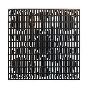 ANTONIO ASIS Paris 2010 "Vibration 4 Grands 9 Petits" Op-Art Wall Sculpture