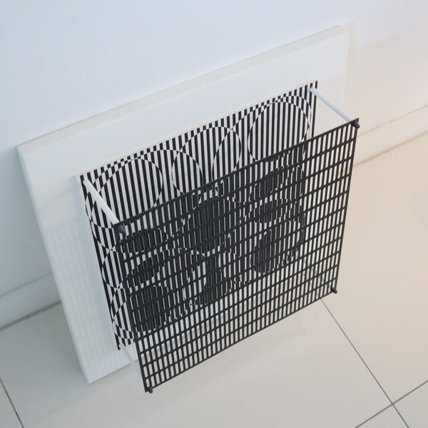 ANTONIO ASIS Paris 2010 "Vibration 4 Grands 9 Petits" Op-Art Wall Sculpture