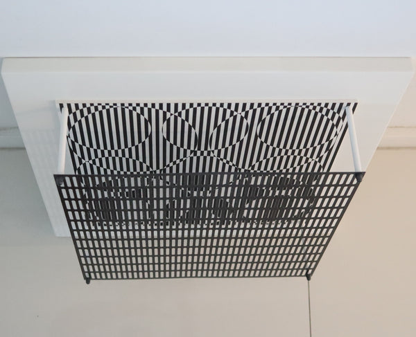 ANTONIO ASIS Paris 2010 "Vibration 4 Grands 9 Petits" Op-Art Wall Sculpture