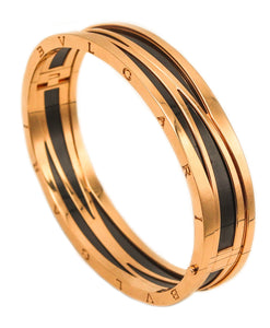 BVLGARI Legend Special Edition Zaha Hadid Bangle In 18Kt Yellow Gold Box & Cert