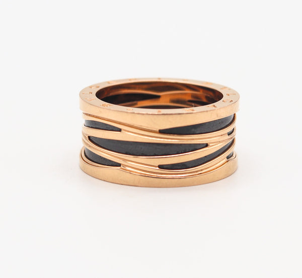 BVLGARI Legend Special Edition Zaha Hadid Ring In 18Kt Yellow Gold With Box