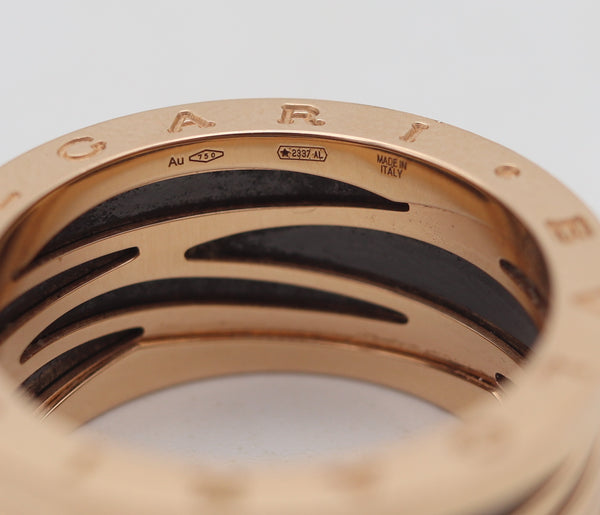 BVLGARI Legend Special Edition Zaha Hadid Ring In 18Kt Yellow Gold With Box