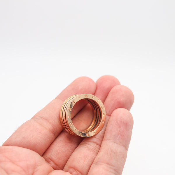BVLGARI Legend Special Edition Zaha Hadid Ring In 18Kt Yellow Gold With Box