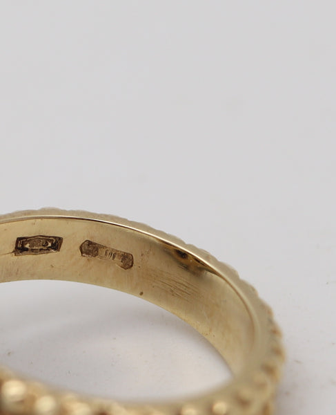 NARDI Venice Unusual Turban Cocktail Ring In 18Kt Gold With Color Gemstones