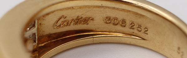 CARTIER Ring Band In 18Kt Yellow Gold With 1.54 Ctw In Sapphires & Diamonds