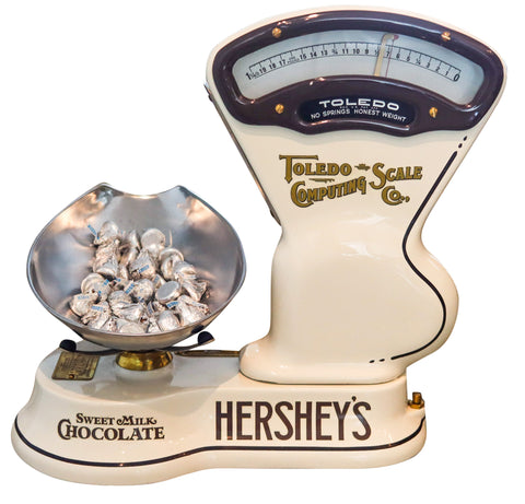 HERSHEY'S 1920 Toledo Chocolate Candy Scale With Hard White Enamel