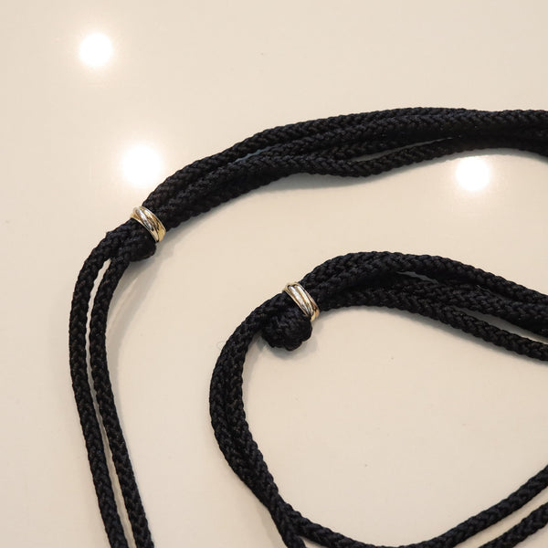 CARTIER Paris 1970 Select Trinity Minaudiere Purse In Mughal Silk & 18Kt Gold