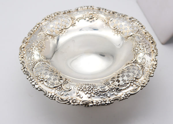TIFFANY & CO. 1895 Charles L. Tiffany English King Pattern Compote In .925 Sterling