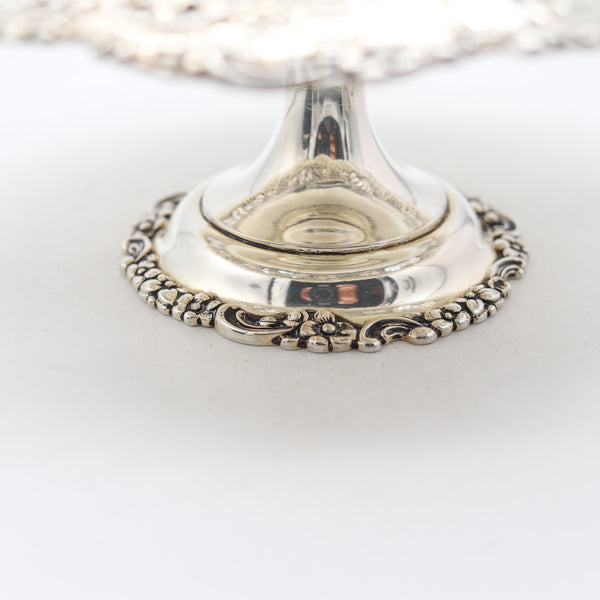 TIFFANY & CO. 1895 Charles L. Tiffany English King Pattern Compote In .925 Sterling