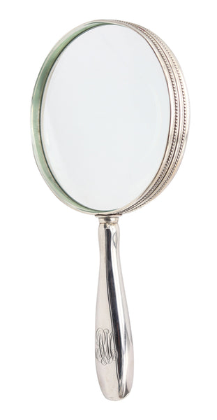 TIFFANY & CO. 1905 Charles T. Cook Desk Magnifier Glass In .925 Sterling Silver