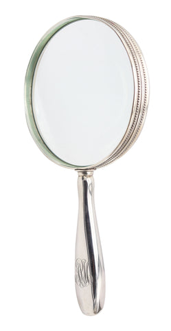 TIFFANY & CO. 1905 Charles T. Cook Desk Magnifier Glass In .925 Sterling Silver