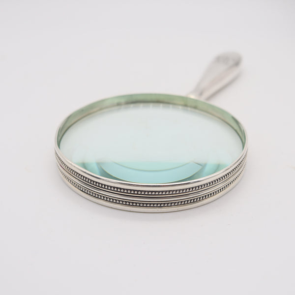 TIFFANY & CO. 1905 Charles T. Cook Desk Magnifier Glass In .925 Sterling Silver