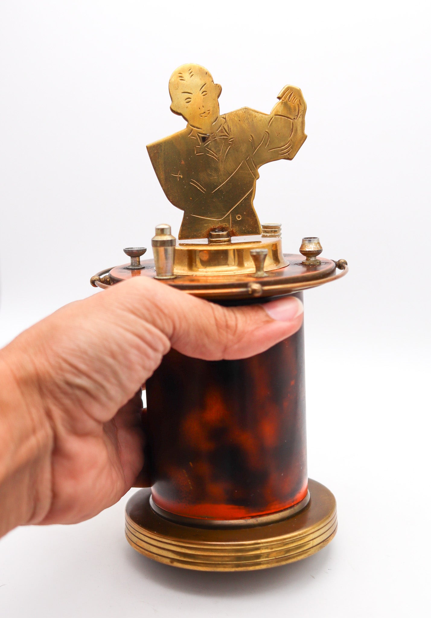 +German 1935 Bauhaus Art Deco Bartender Mechanical Cigarette Dispenser –  Treasure Fine Jewelry