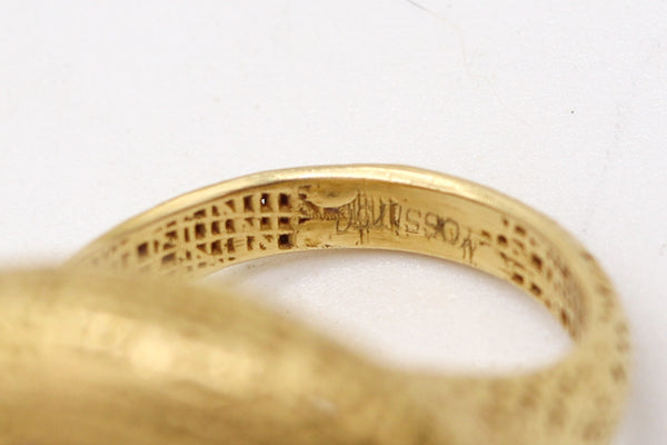 YOSSI HARARI Cocktail Ring In 18Kt Yellow Gold With Diamonds & Pearls