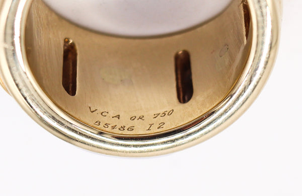 VAN CLEEF & ARPELS Cocktail Ring In 18Kt Yellow Gold With Lapis And Diamonds