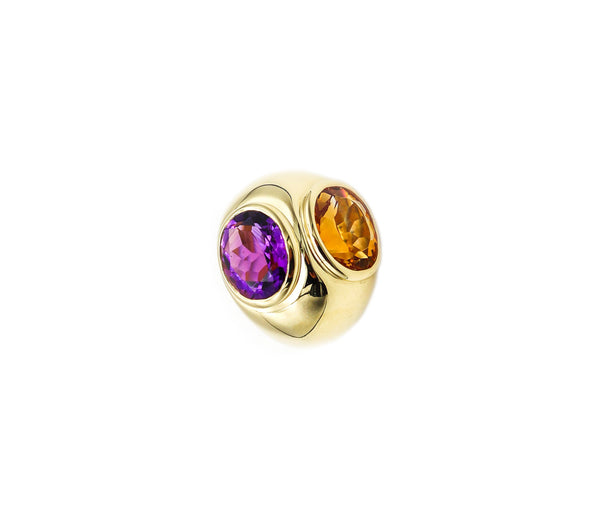 TIFFANY & CO Paloma Picasso Cocktail Ring 18Kt Gold With 8.41 Ctw Gemstones