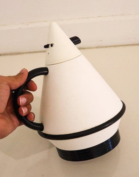K. SHIGETO 1980 Memphis Design Modernist Zojirushi Coffee-Tea Pot Carafe In Plastic