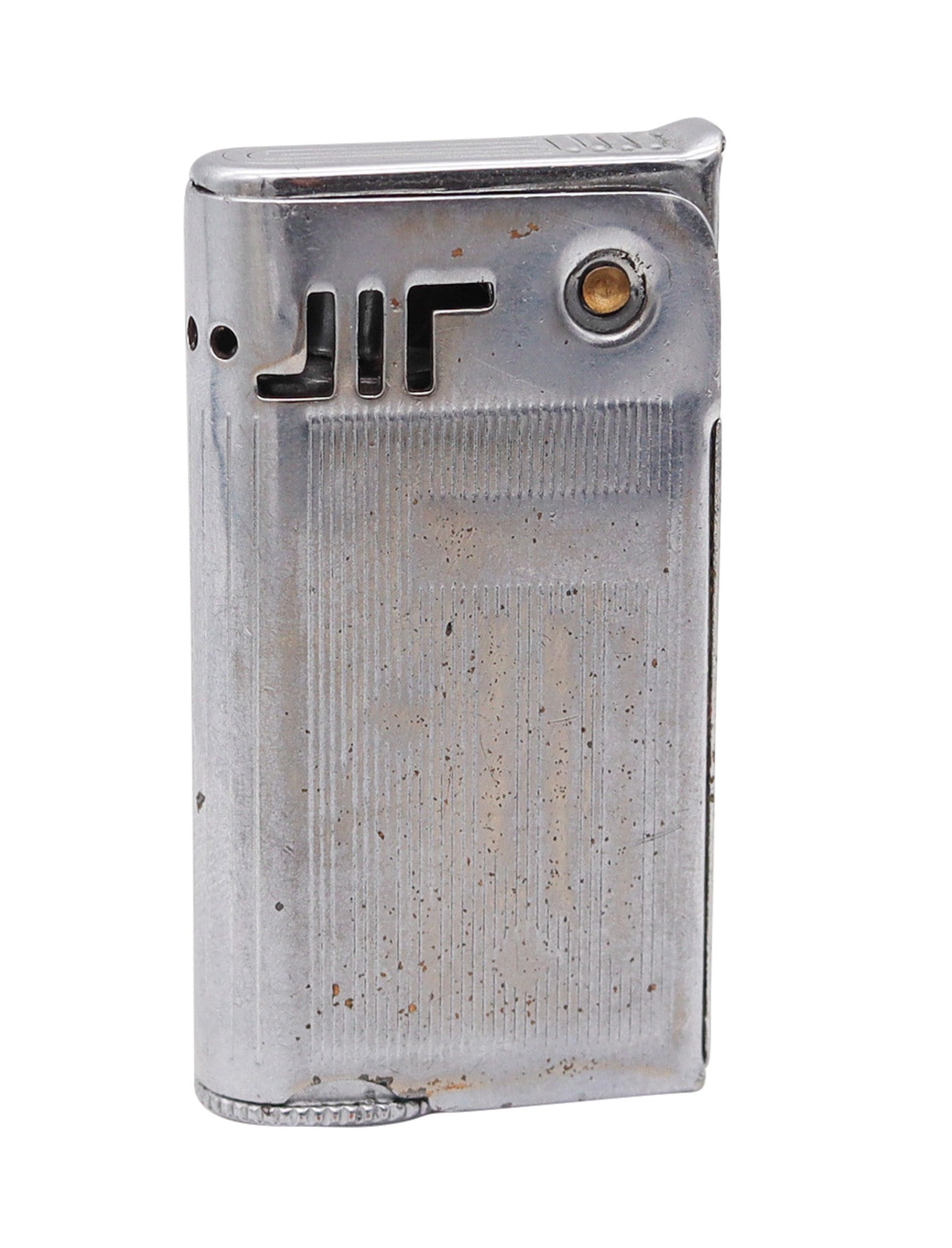 SAYONARA 107 Deco Design 1950 Pipe-Cigarette Lighter In Chromed Steel