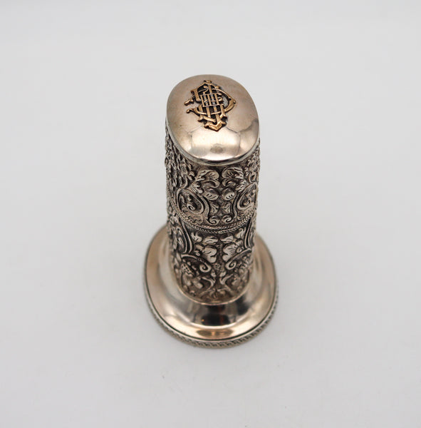 ANDREEV ALEKSANDROV 1908 Desk Petrol Lighter In .875 Sterling Silver