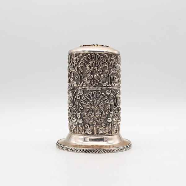 ANDREEV ALEKSANDROV 1908 Desk Petrol Lighter In .875 Sterling Silver