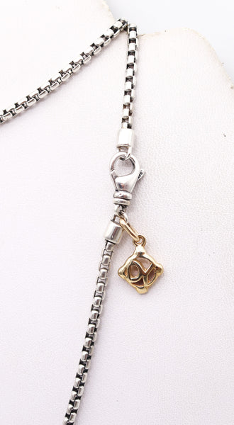 DAVID YURMAN 1990 Vintage Chain In .925 Sterling Silver And 18Kt Gold
