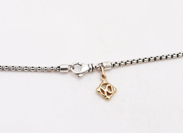 DAVID YURMAN 1990 Vintage Chain In .925 Sterling Silver And 18Kt Gold