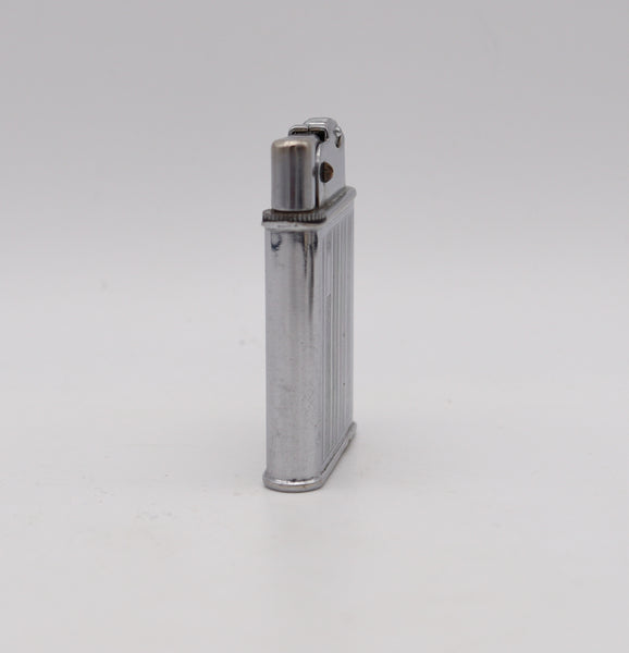 BENEY 1940 Art Deco Penge Model Petrol Pocket Lighter In Chromed Steel