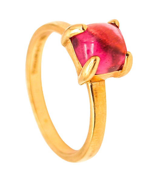 TIFFANY & CO. By Paloma Picasso Sugar Ring In 18Kt Yellow Gold With Tourmaline