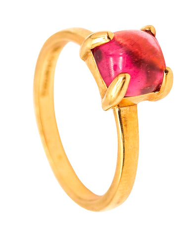 TIFFANY & CO. By Paloma Picasso Sugar Ring In 18Kt Yellow Gold With Tourmaline