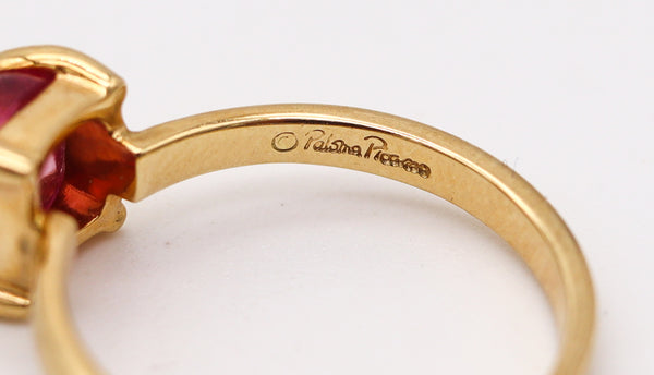 TIFFANY & CO. By Paloma Picasso Sugar Ring In 18Kt Yellow Gold With Tourmaline