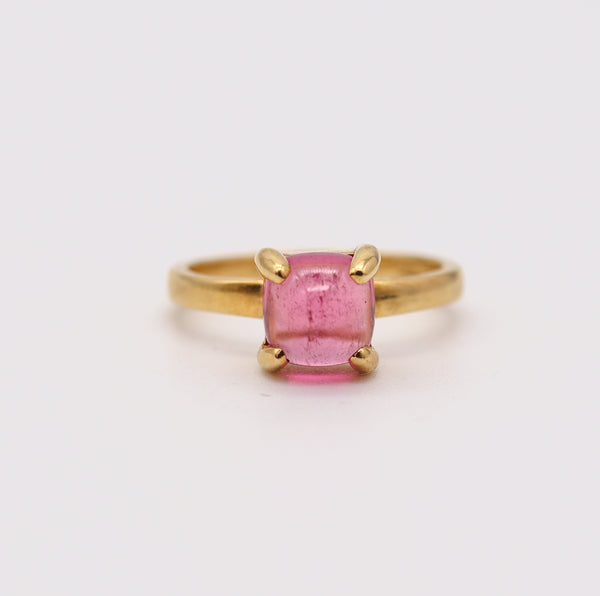 TIFFANY & CO. By Paloma Picasso Sugar Ring In 18Kt Yellow Gold With Tourmaline