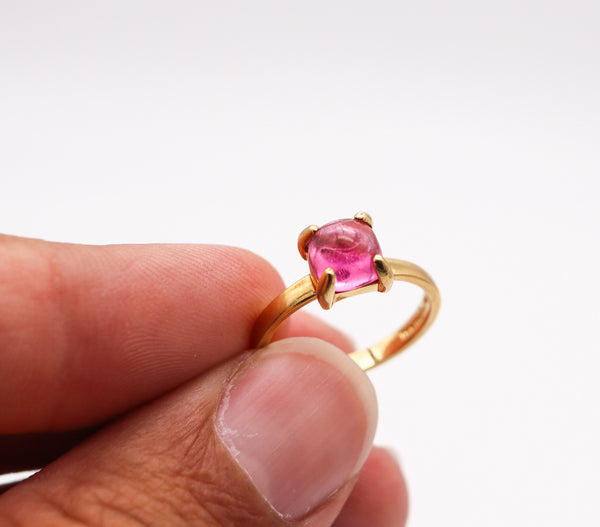 TIFFANY & CO. By Paloma Picasso Sugar Ring In 18Kt Yellow Gold With Tourmaline