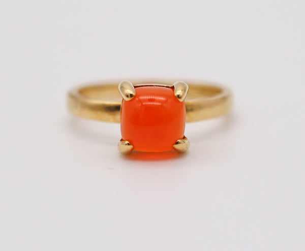 TIFFANY & CO. By Paloma Picasso Sugar Ring In 18Kt Yellow Gold With Great Opal