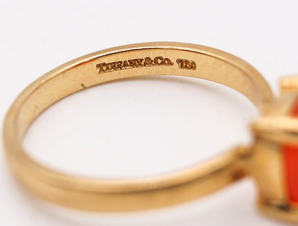 TIFFANY & CO. By Paloma Picasso Sugar Ring In 18Kt Yellow Gold With Great Opal