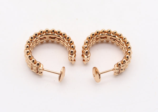 CARTIER Paris Clash De Cartier Hoops Earrings In Solid 18Kt Rose Gold