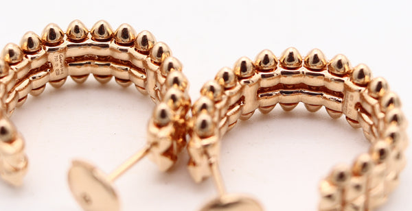 CARTIER Paris Clash De Cartier Hoops Earrings In Solid 18Kt Rose Gold