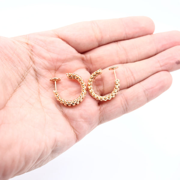 CARTIER Paris Clash De Cartier Hoops Earrings In Solid 18Kt Rose Gold