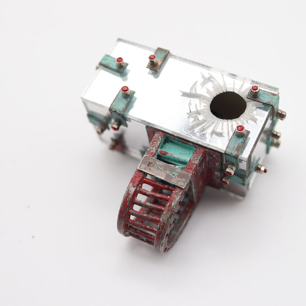CHRISTIAN QUICENO 2017 Conceptual Sculptural Ring In Mirrored Recycled Materials