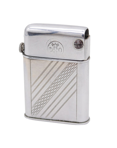 DESARMEAUX DO. 1932 France Semi-Automatic Screw Button Petrol Pocket Lighter