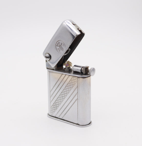 DESARMEAUX DO. 1932 France Semi-Automatic Screw Button Petrol Pocket Lighter