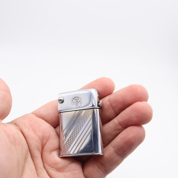 DESARMEAUX DO. 1932 France Semi-Automatic Screw Button Petrol Pocket Lighter