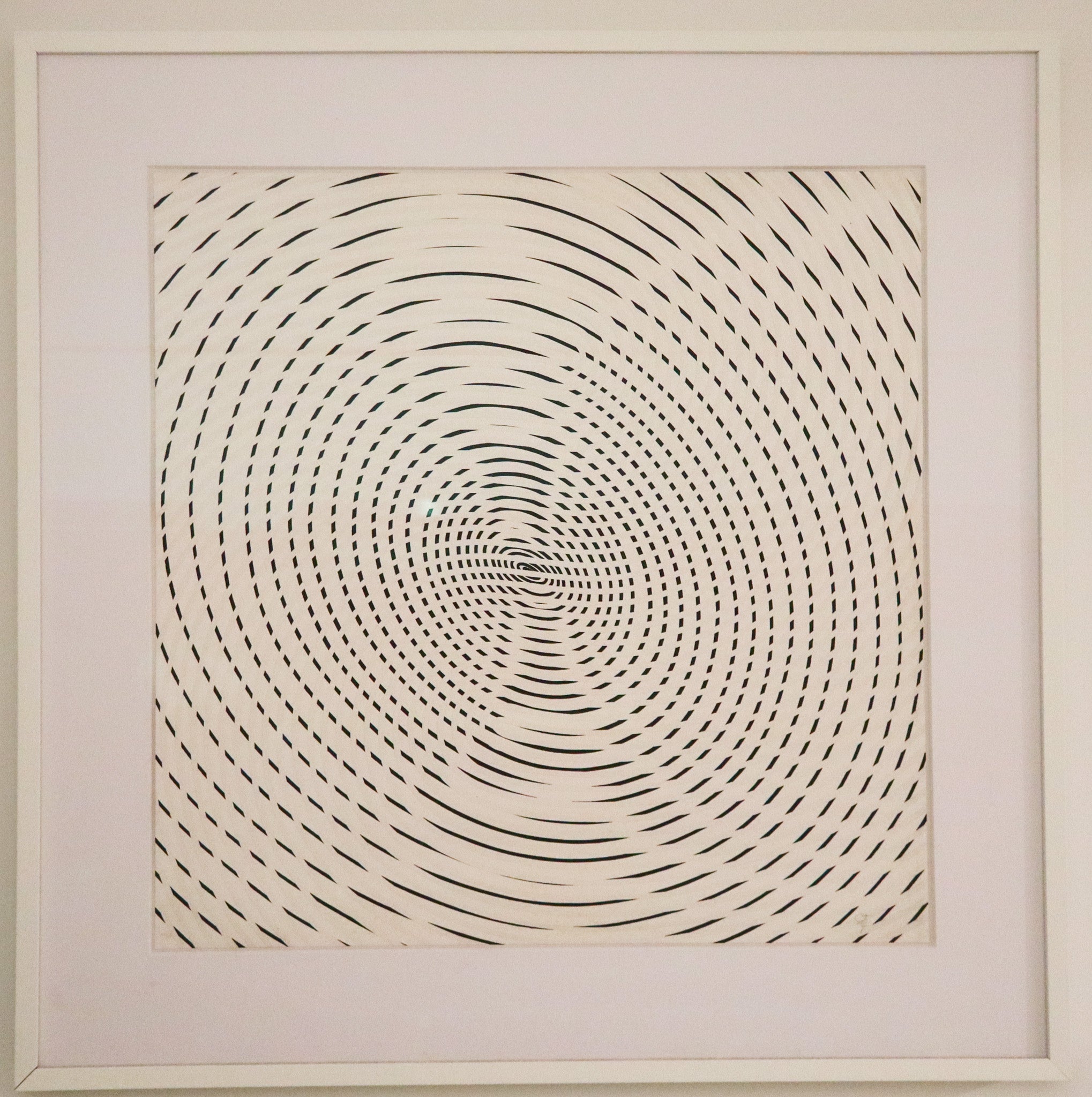 JESUS SOTO 1977 Sotomagie La Huella Silkscreen Print On Paper UV Framed