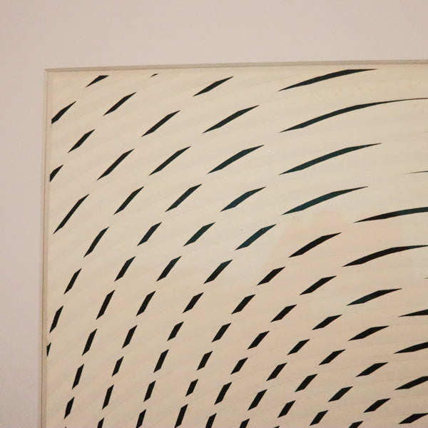 JESUS SOTO 1977 Sotomagie La Huella Silkscreen Print On Paper UV Framed