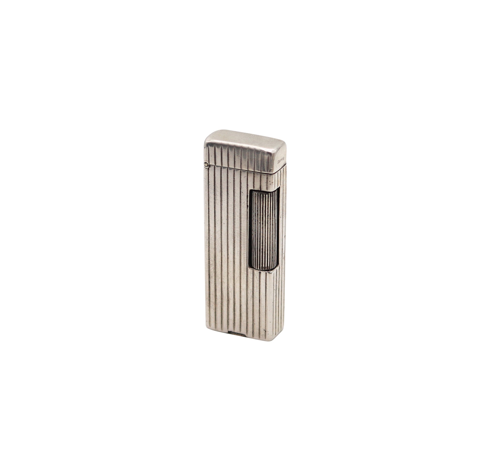 DUNHILL 1938 Rollalite Petrol Pocket Lighter In Solid .925