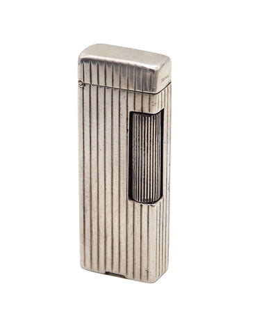 DUNHILL 1938 Rollalite Petrol Pocket Lighter In Solid .925 Sterling Silver